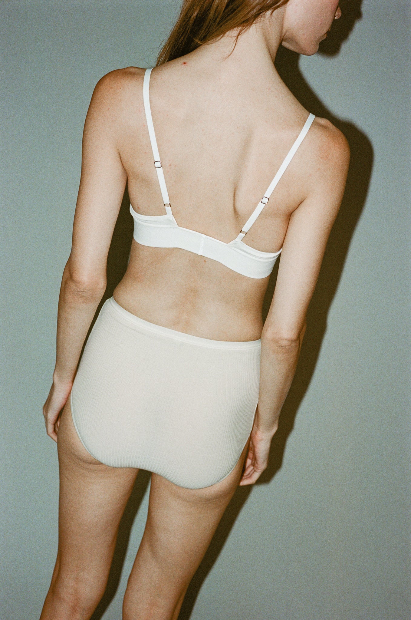 Baserange Triangle Bra in Undyed