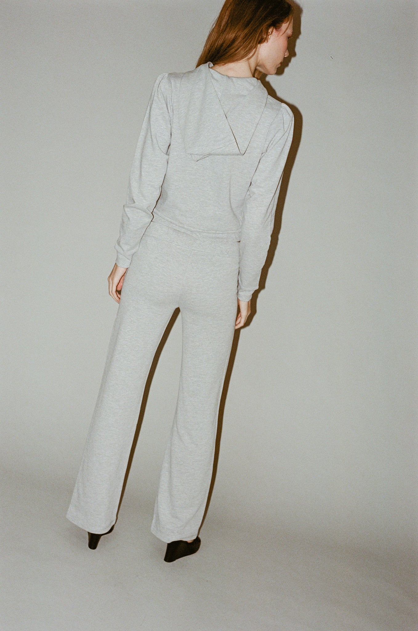 Sandy Liang Hilton Sweatpants in Heather Grey