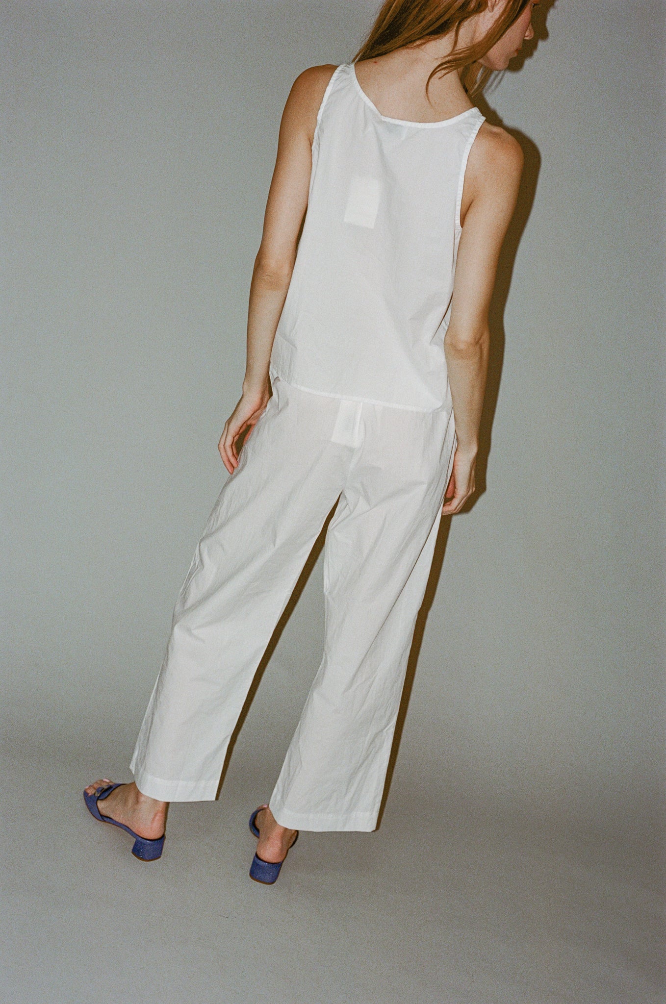 Deiji Studios Cotton Bind Top in White