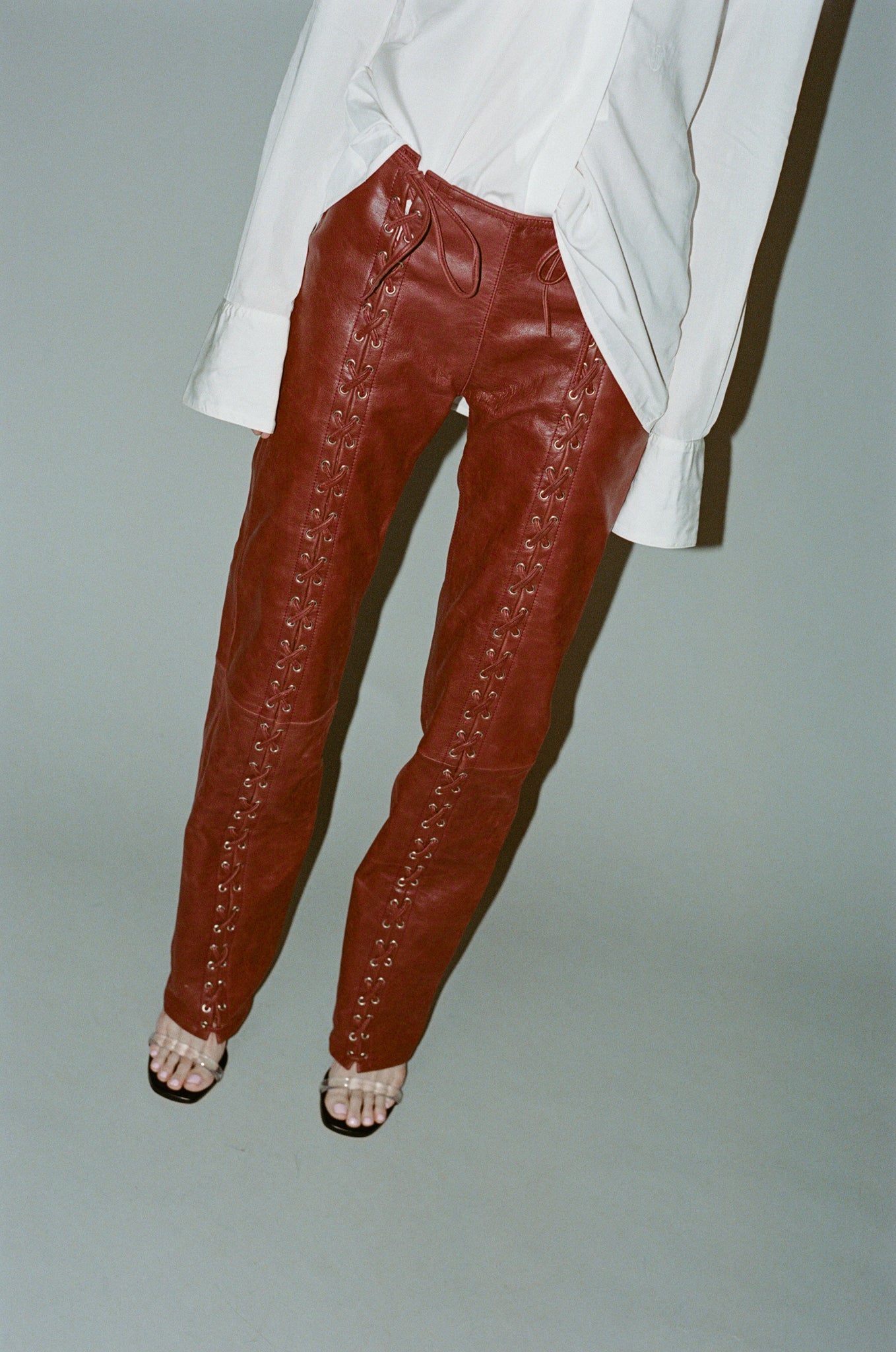 Saks Potts Christina Pants in Burgundy