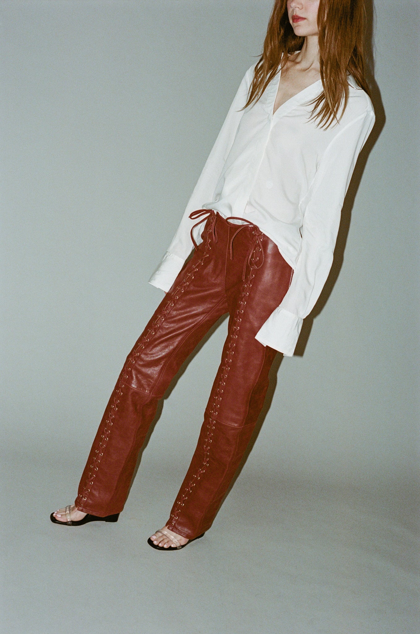 Saks Potts Christina Pants in Burgundy