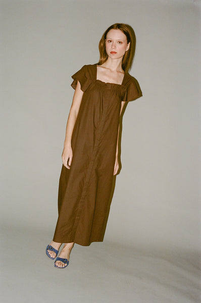 Teira 1996 Poppy Dress in Dark Brown