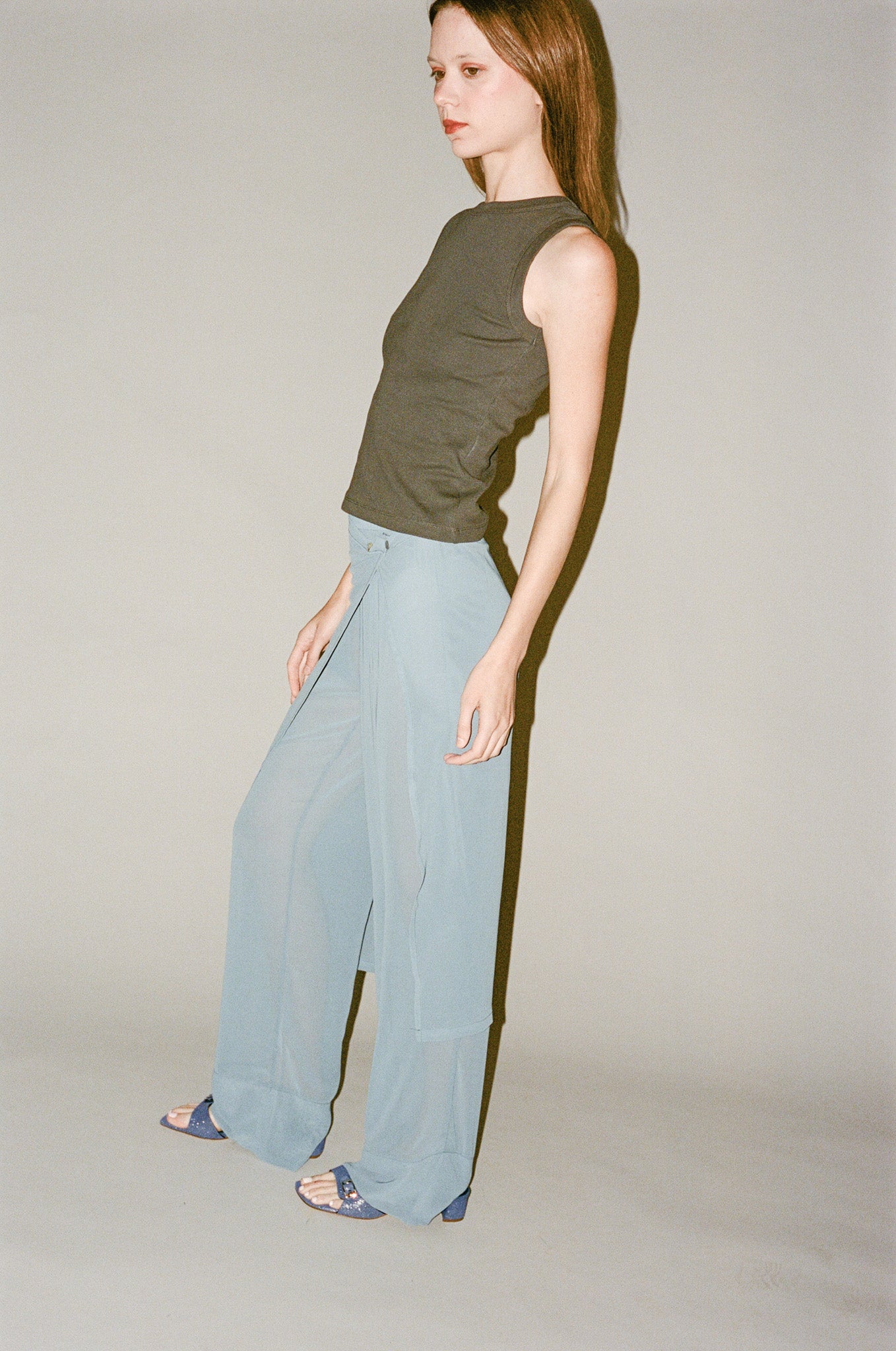 Teira 1996 Amalie Pant in Dove Blue