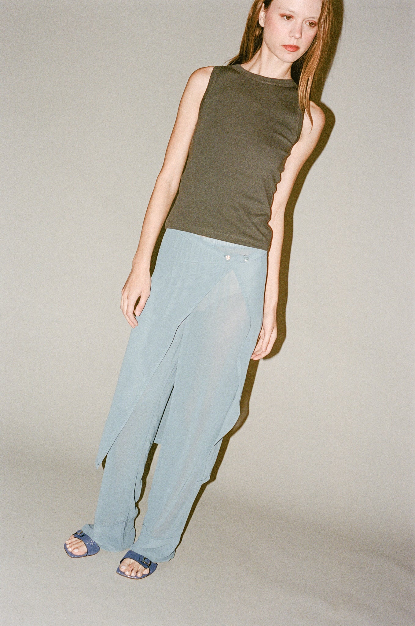 Teira 1996 Amalie Pant in Dove Blue