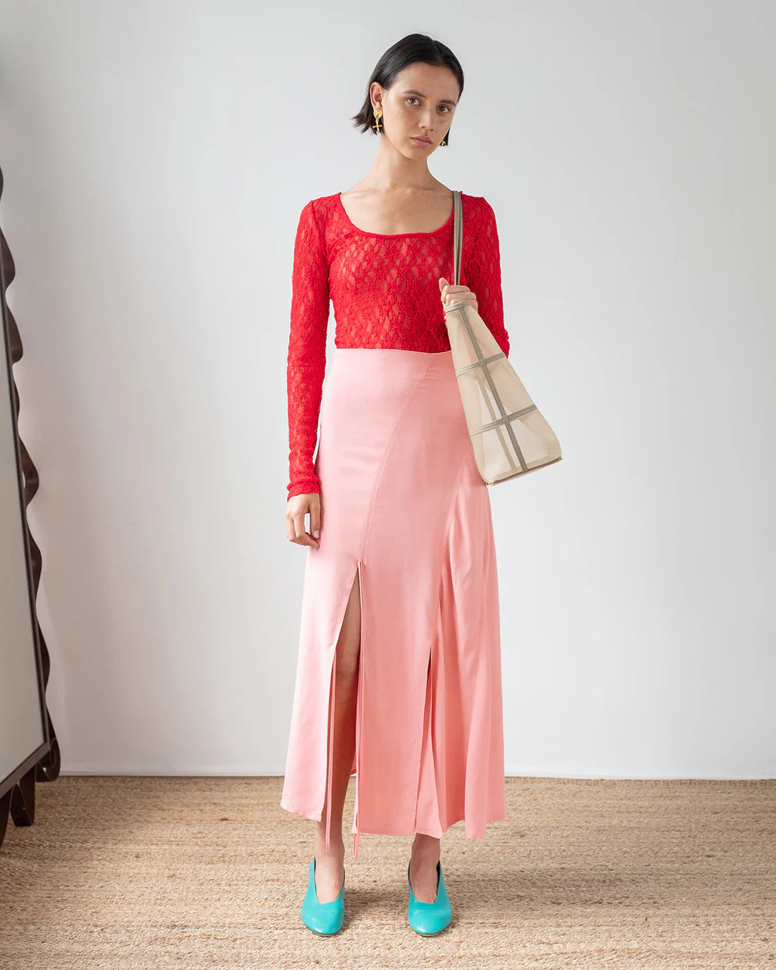 Rejina Pyo Joey Skirt in Pink