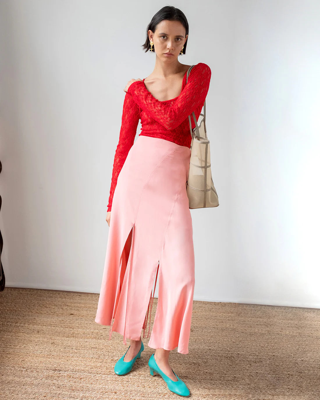 Rejina Pyo Joey Skirt in Pink